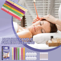 EELHOE Aromatherapy Ear Candle Gentle Cleansing Treatment Relaxing With Multicolor Ear Candle Set