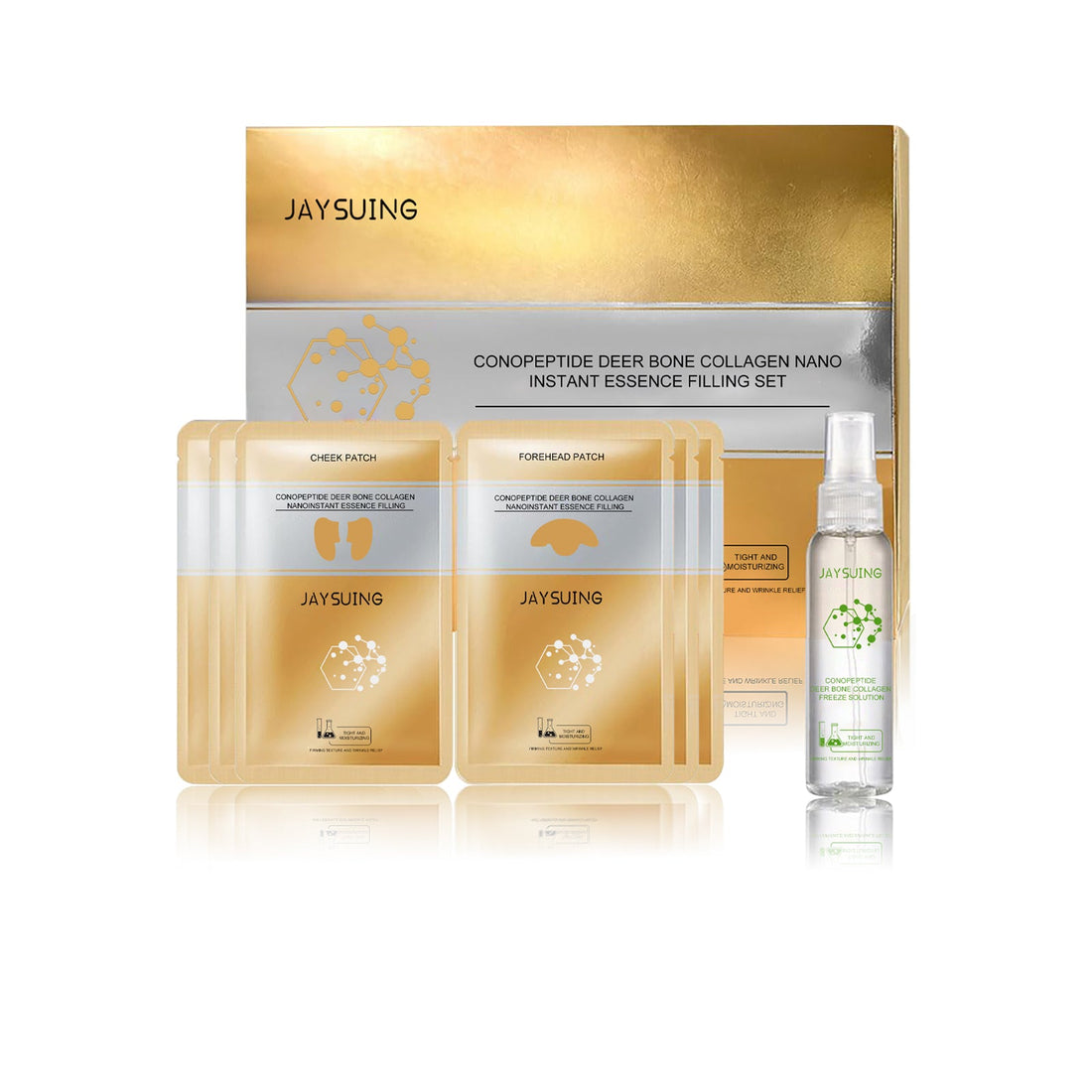 JAYSUING Snail Peptide Collagen Essence Set - Anti-Aging Firming & Fine Line Treatment
