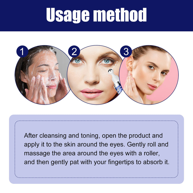 Eye Care Roller, Relieve Eye Fatigue And Discomfort, Reduce Pigment Under Dark Circles Massage Roller