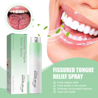Fissured Tongue Relief Spray, Relieve Cracked Tongue And Fresh Breath Deodorizer Mouth Spray