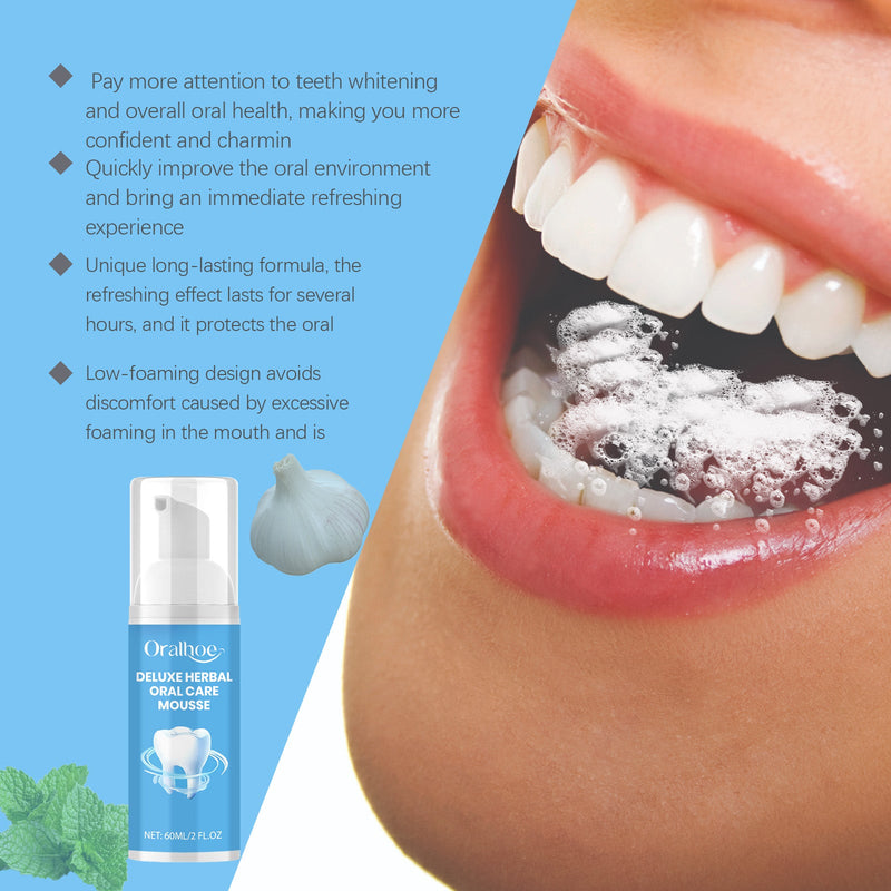 Mouth Whitening Teeth Cleaning Mousse Clean Teeth White Care Fresh Breath Foaming Teeth Cleaning Mousse