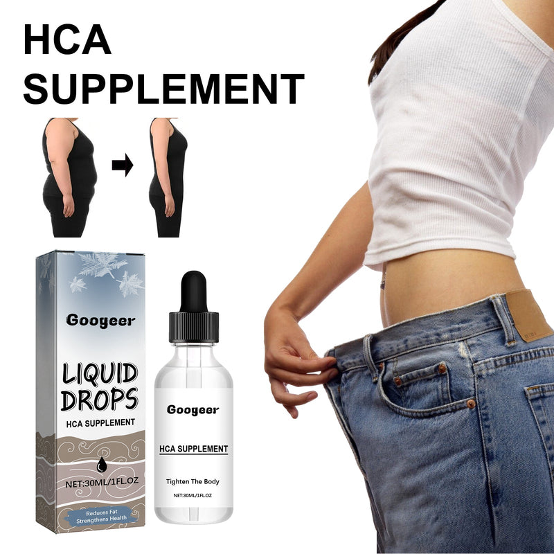 Liquid Drops HCA Supplement, Toning Waist Toning Body Firming Thigh Muscle Toning And Slimming Care Drops