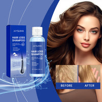 Jaysuing Copper Peptide Hair Care Shampoo Nourishes Scalp Hair Follicles Smooth Hair Roots Moisturizing Moisturizing Shampoo
