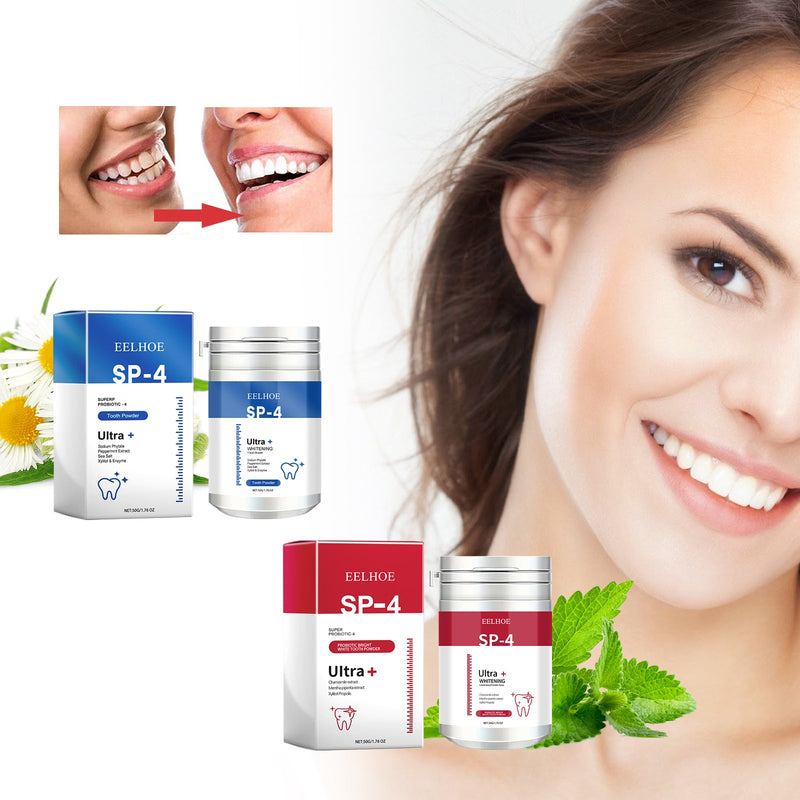 Fresh Breath Tooth Powder, Teeth Cleaning Yellow Teeth Stain Removal Tartar Beauty Whitening Oral Care