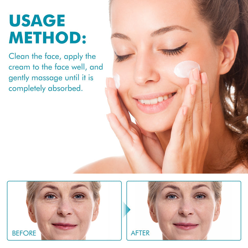 Retinol & Collagen Moisturizer Face Cream,Hydrating Brightening Elastic Firming And Smoothing Fine Lines Anti-Aging Retinol Cream