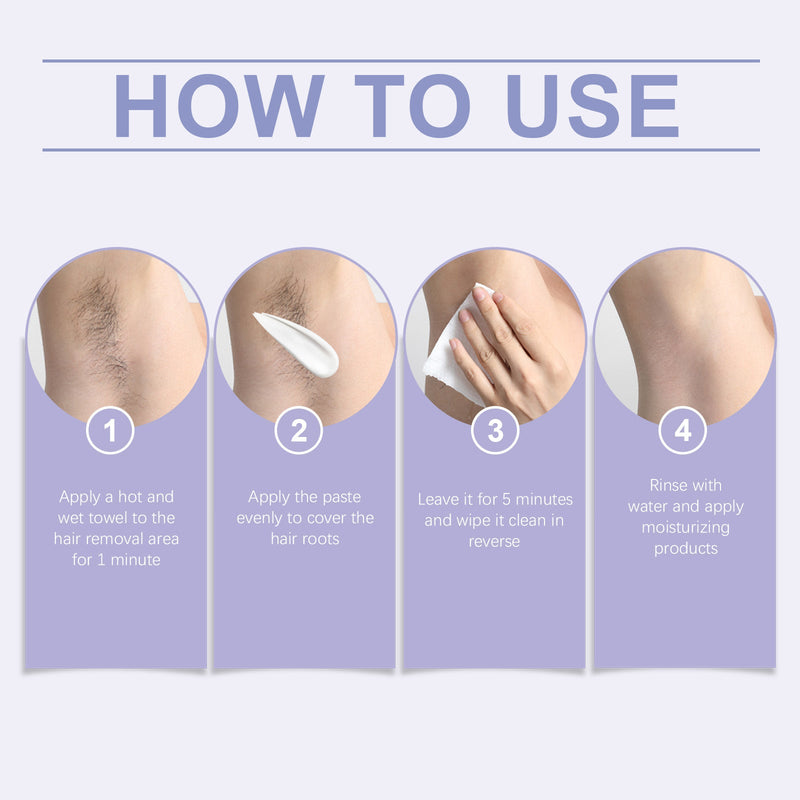 Jaysuing The Body Hair Removal Cream, Gently Removes Hair, Cleanses And Soothes The Skin, Making It Moist, Smooth And Convenient For Hair Removal Care