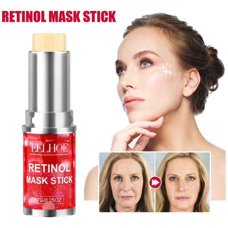 Retinol Mask Stick, Moisturize Dry Skin Tight Elastic Smooth Water