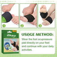 South Moon Foot Acupressure Pads, Relieve Heel Soreness Foot Massage Treatment Physical Discomfort Acupressure Pad