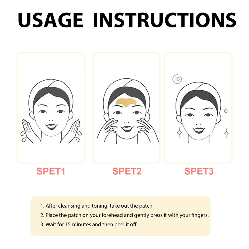 Collagen Forehead Patches, Lift And Tighten Forehead Muscles And Reduce Fine Lines Shaping Patch