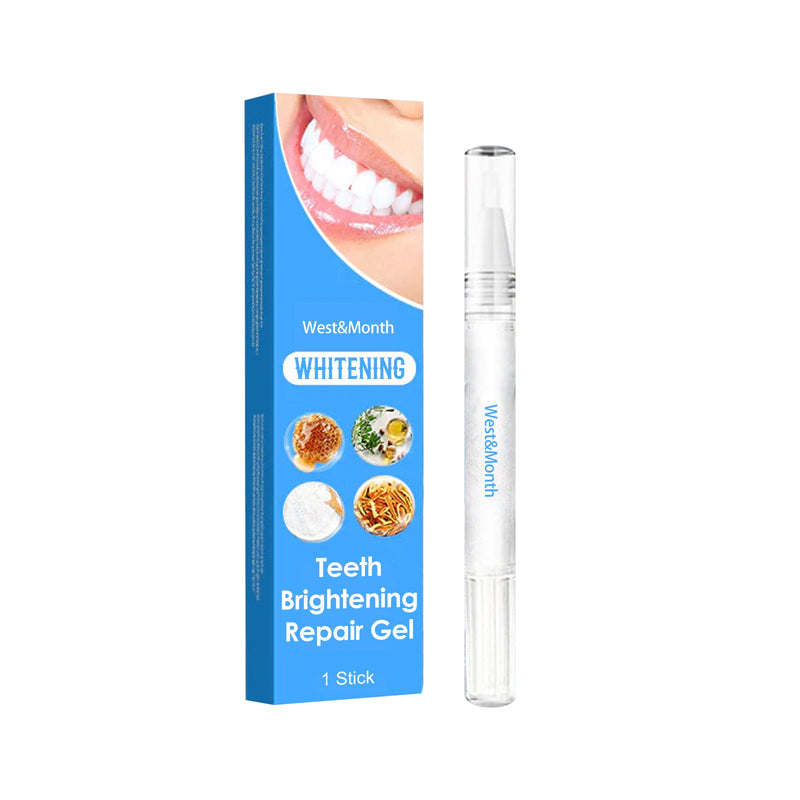 West&Month Teeth Brightening Repair Gel, Oral Care Beauty Cleaning Teeth White Brightening Pen