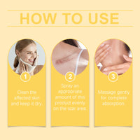 Scar Care Spray, Promotes Skin Repair And Improves Scar Healing With Gentle Formula
