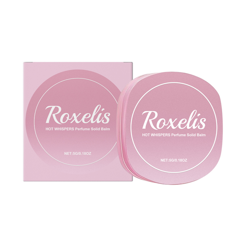 Roxelis Rose Perfumed Solid Balm Elegant Refreshing Silky Light Perfumed Portable Pocket Solid Balm