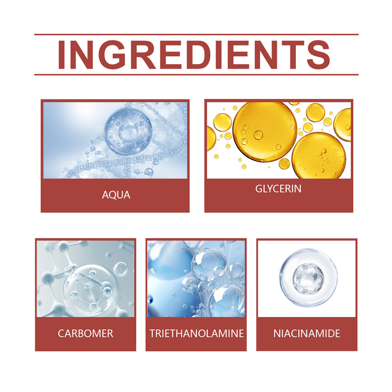 OUHOE Nicotinamide Gel Moisturizes Soothing Firming Skin Hydrating Hydrating Facial Moisturizing Gel