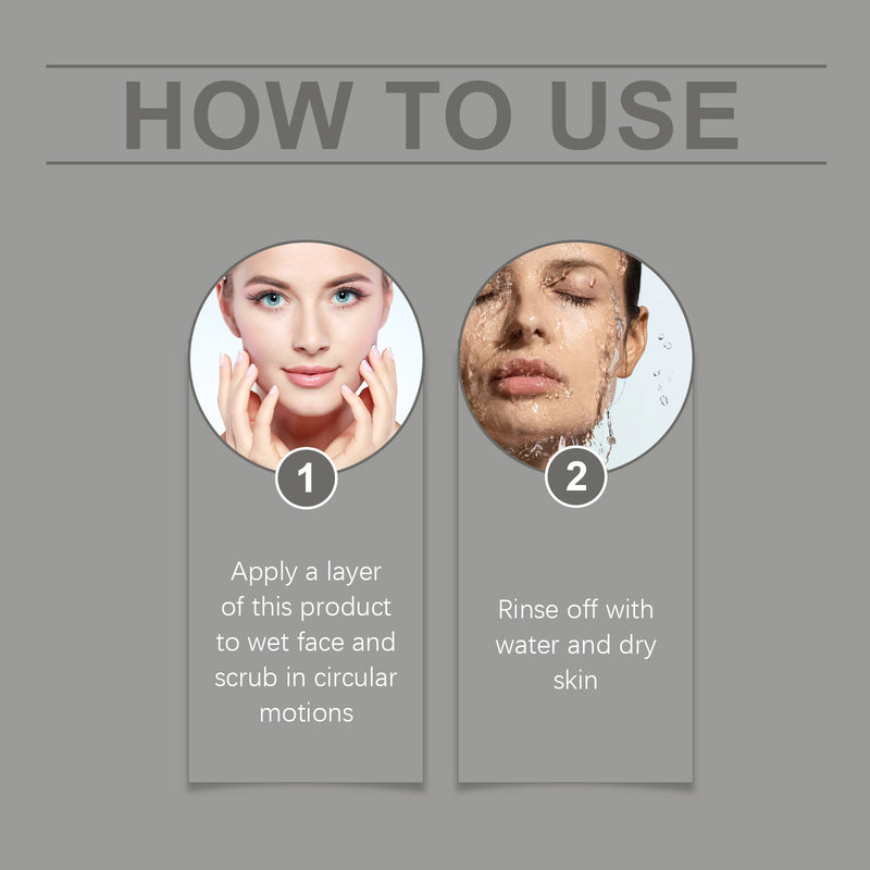 WoodSleep Facial Scrub, Cleanses And Exfoliates The Skin With Mild Ingredients That Lighten The Ski