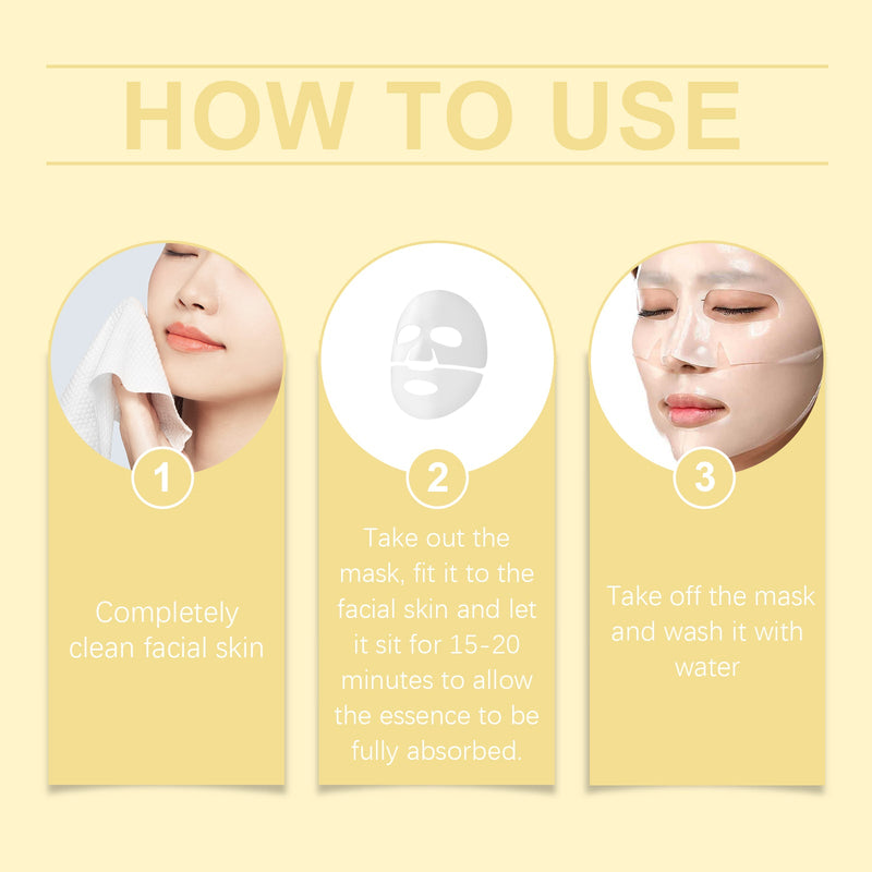 West&Month Collagen Moisturizing Mask Nourishes The Facial Skin And Hydrates The Facial Skin