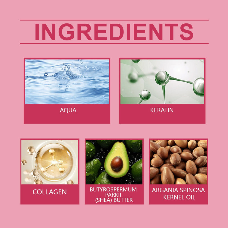Hoegoa Keratin Hair Mask Restores And Nourishes Dry Hair With A Shiny Keratin Hair Mask