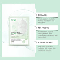 Hoygi Collagen Soothing Mask (Bag) Gently Moisturizes And Hydrates The Facial Skin, Making It Delicate And Providing Skin Care That Brightens And Makes It Radiant