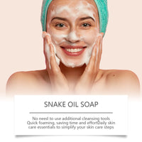 Hoygi Snake Oil Cleansing Soap Gently Cleanses Facial Skin Soft, Smooth And Refreshing Oil Control Skin Cleansing Soap