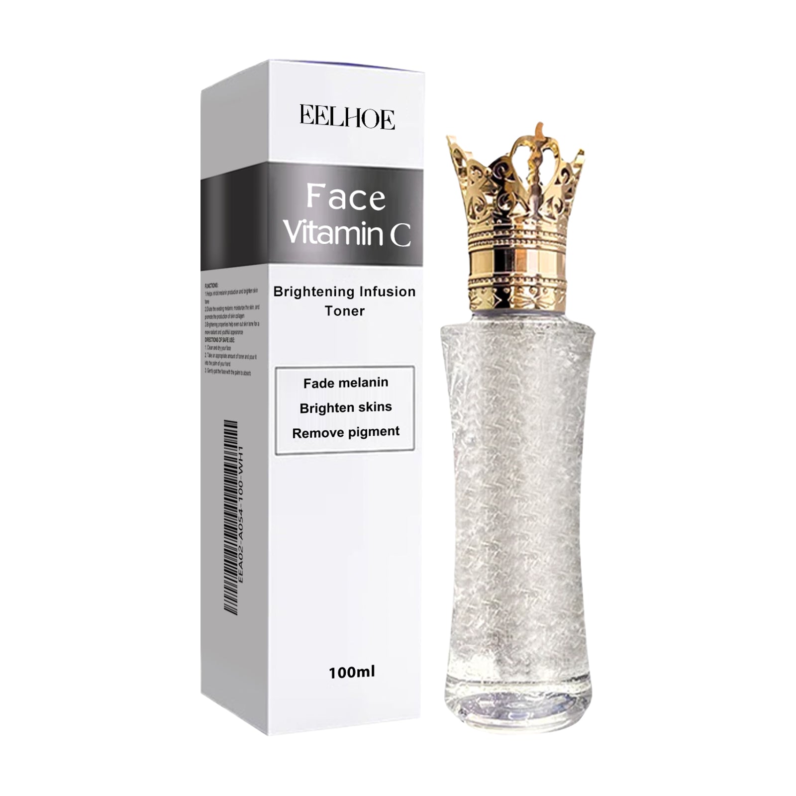 EELHOE Vitamin C Brightening Toner Lightening Acne Marks Refreshing Moisturizing Firming Whitening Water