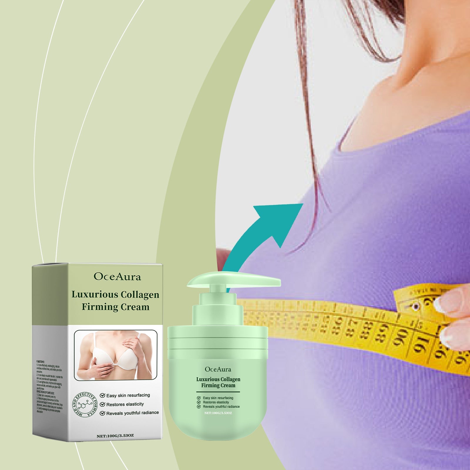 Collagen Firming Cream Hydrates Soft, Firming Skin, Lightening Lines And Rejuvenating Body Cream