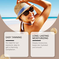 OceAura Mild Darkening Cream, Summer Outdoor Mild Sunning Cream Soft And Glossy Face Body Skin Darkening Cream