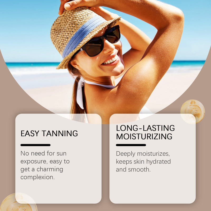 OceAura Mild Darkening Cream, Summer Outdoor Mild Sunning Cream Soft And Glossy Face Body Skin Darkening Cream
