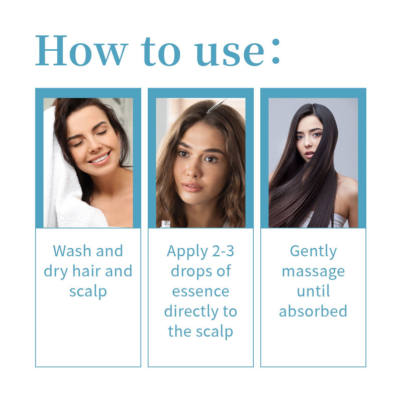 Scalp Care Density Serum, Moisturizing And Nourishing Hair Root Thickening Hair Luster Soft And Dense Hair Solution