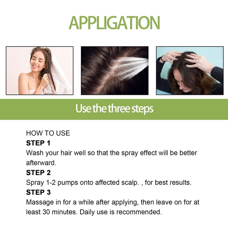 Rosemary Dense Hair Spray - Hydrates Roots, Restores Shine & Elasticity