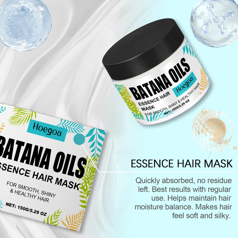 Hoegoa Batana Moisturizing Hair Mask, Gentle Care Moisturizing And Improving Hair Quality Gloss Hair Mask