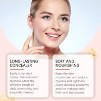 EELHOE Eye Concealer Covers Eye Blemishes Easily Lift And Brighten Eye Area To Improve Darkness Concealer