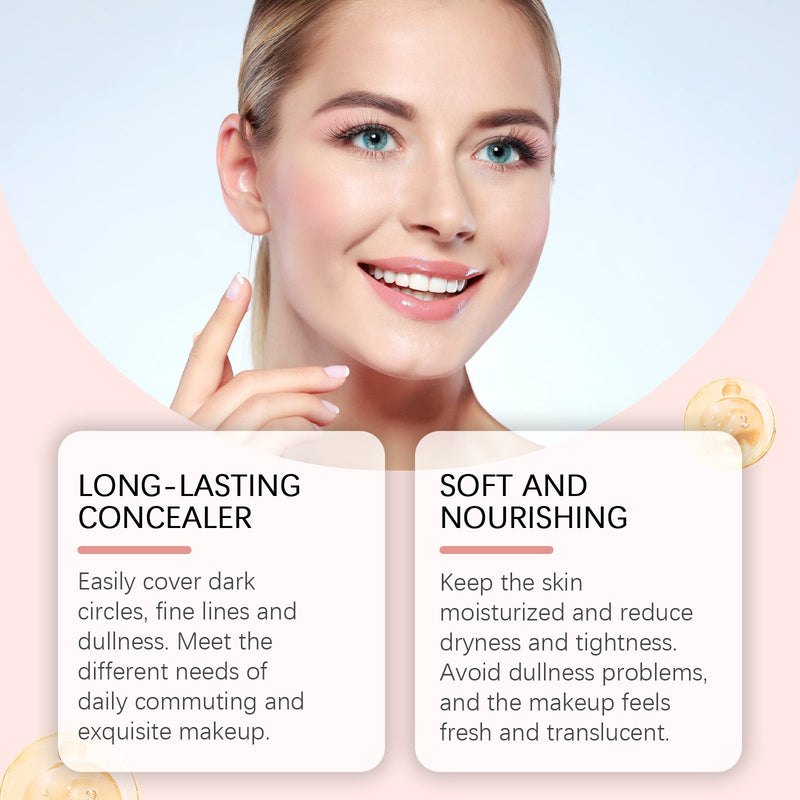 EELHOE Eye Concealer Covers Eye Blemishes Easily Lift And Brighten Eye Area To Improve Darkness Concealer