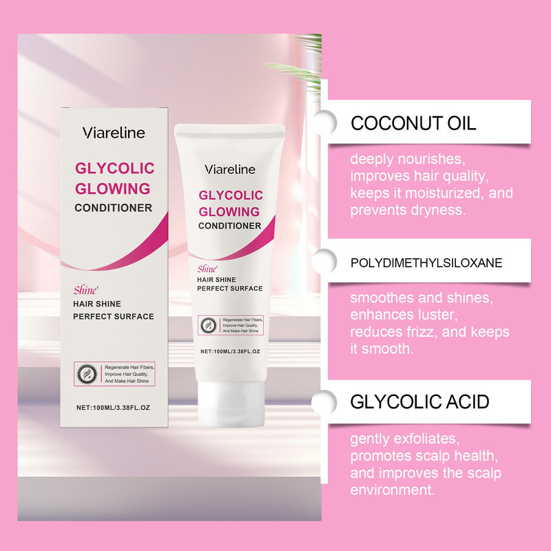 Viareline Glossy Nourishing Conditioner For Improving Dry Hair And Smoothing Smoothing Conditioner For Repairing And Smoothing