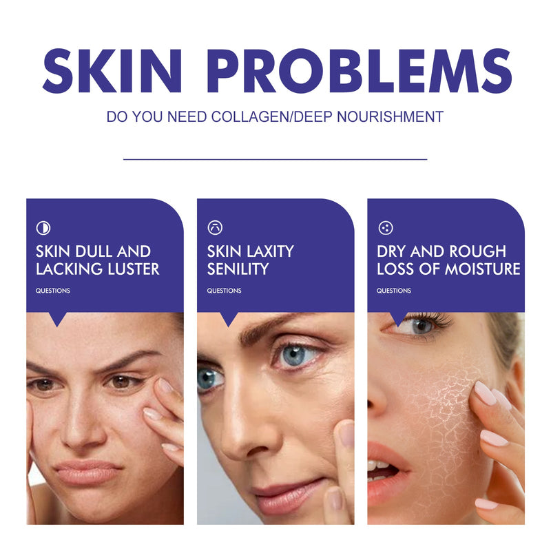 WIYUN Collagen Face Cream, Moisturizing & Firming Skin Collagen Brightening & Curing Skin Cream