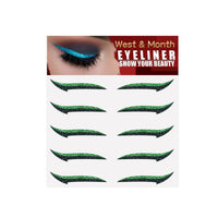 West&Month Eyeshadow Stage Makeup Eye Makeup European And American Eyeliner Self-Adhesive Double Eyelid Eye Makeup