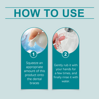Oralhoe Orthodontics Cleaning Mousse Stain Cleaning Oral Care Care For Dentures Hygiene