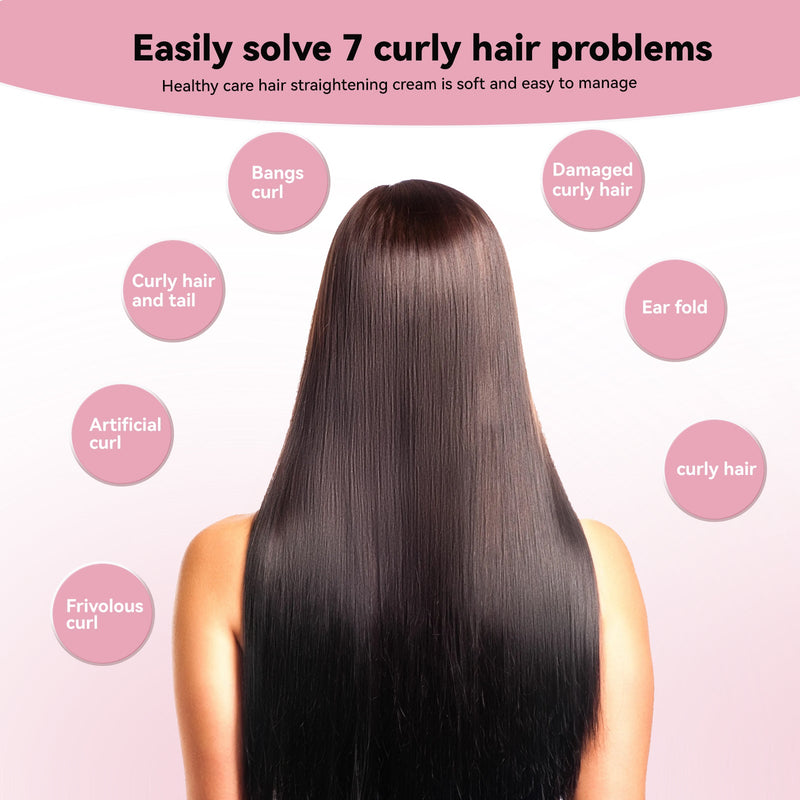 EELHOE Hair Straightening Cream, Hair Care Smooth Smooth Smooth Hair Care Cream