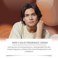 Men's Solid Balm Portable Solid Balm For Long-Lasting Fragrance Refreshing And Non-Sticky