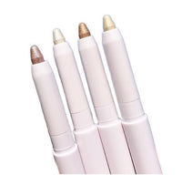 1Pcs  Diamond Glitter Eyeshadow Liner Pencil Face Makeup Highlighter Long lasting Matte Pink Silkworm Champagne Gold Eyeliner Pen