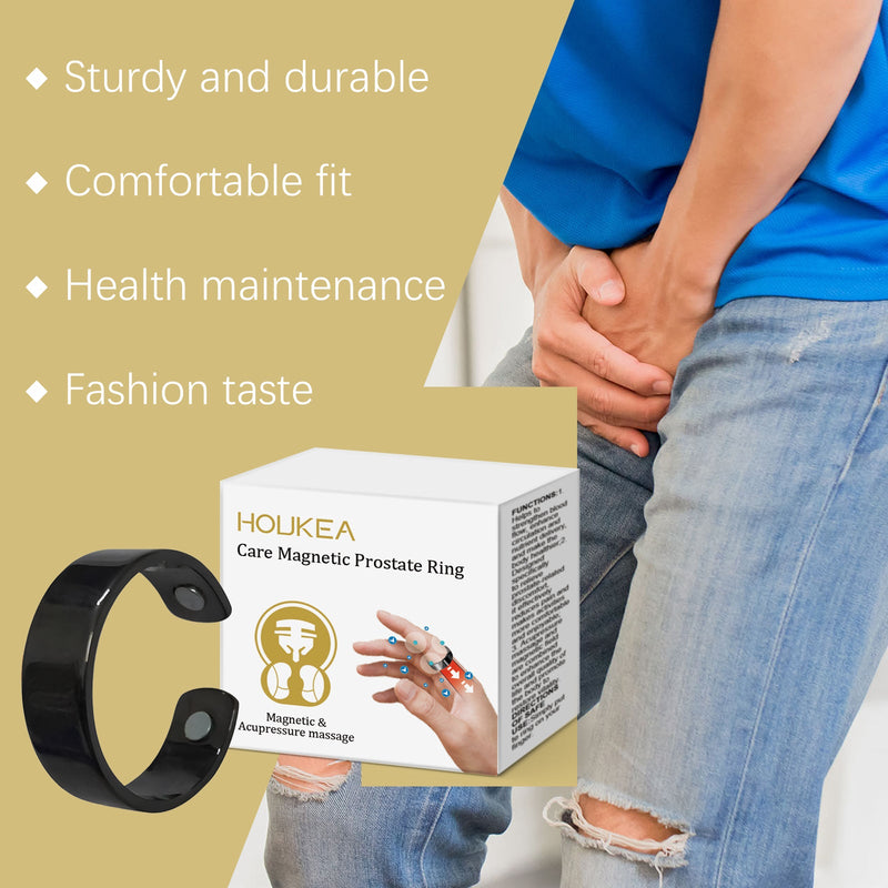 Houkea Men's Care Ring Everyday Accessories Relieve Men's Body Discomfort Fashion Elegant Trend Accessories