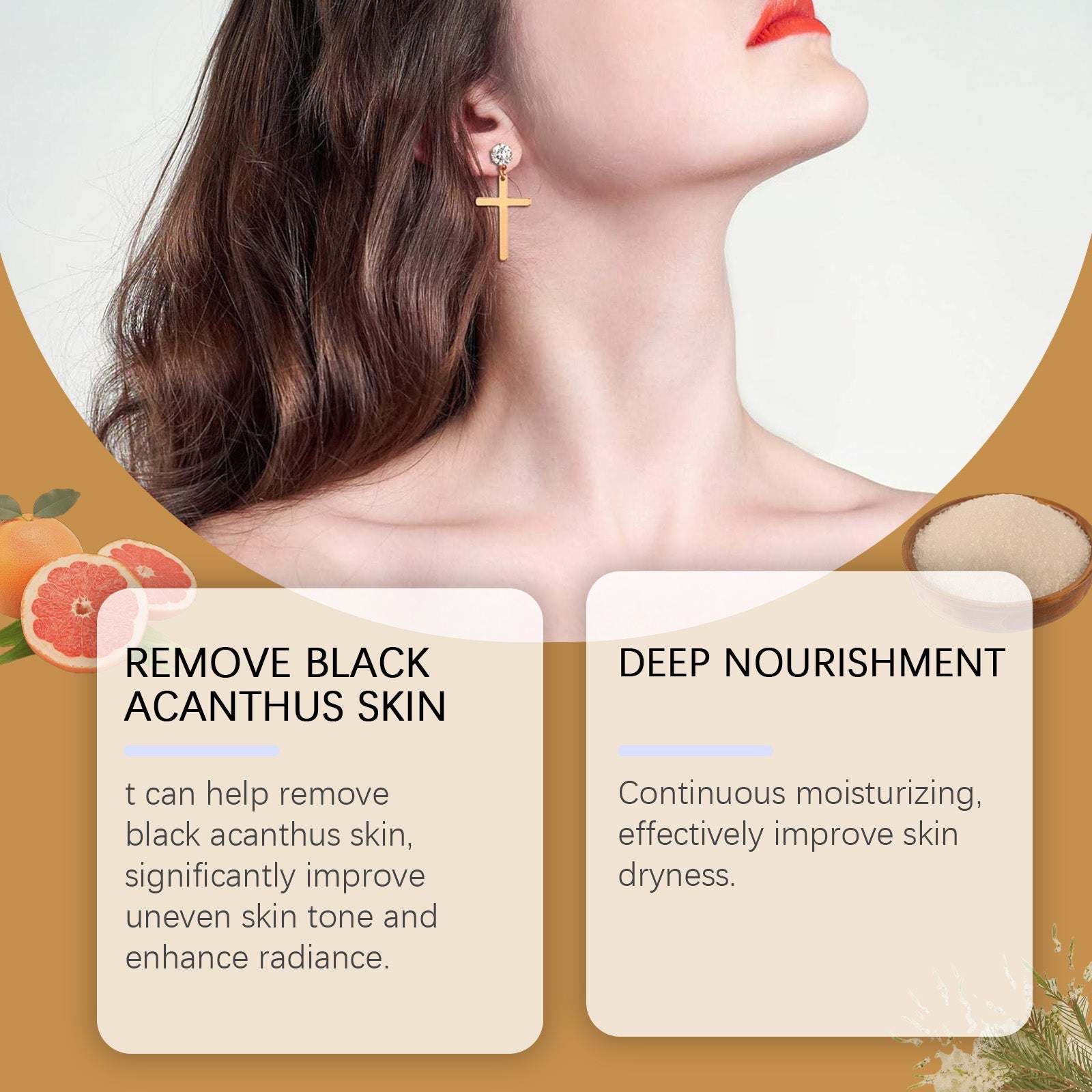 Acanthoderm Cleansing Lotion, Soft Moisturizing Moisturizing Refreshing Elbow And Neck Care Lotion