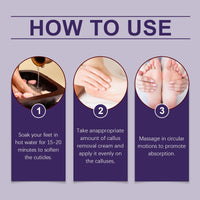 Foot Callous Removal Repair Cream Gently Softers Exfoliation Soothing Dry Moisturizing Hydrating Repair Cream
