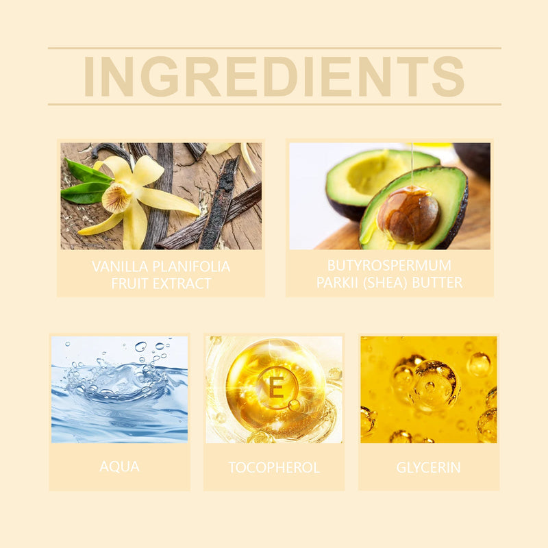 Vanilla Body Scrub Gently Exfoliates And Nourishes Rough Skin