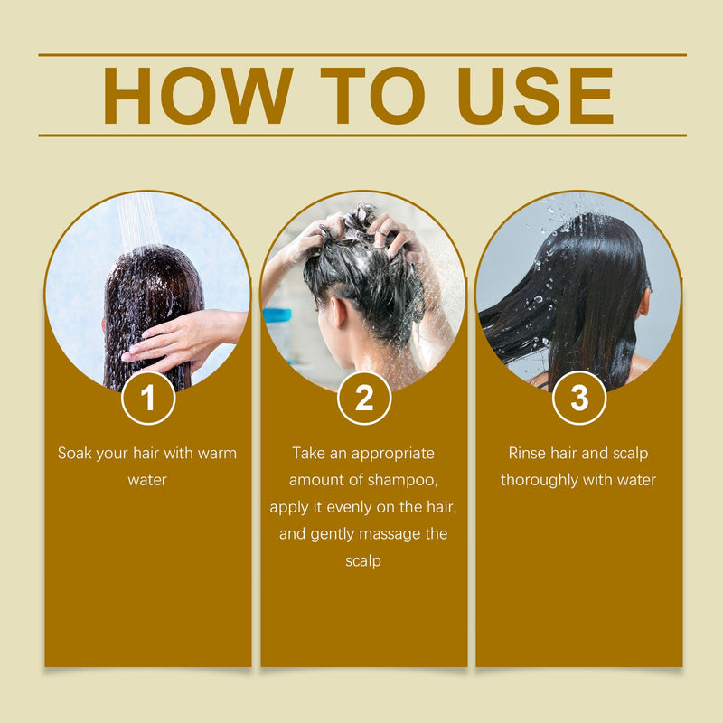 OUHOE Protein Volumizing Shampoo, Moisturizing, Repairing And Nourishing Dry Hair And Oil Control Shampoo