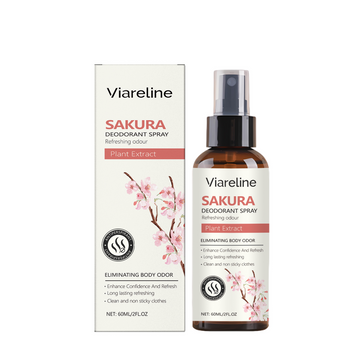 Viareline Cherry Blossom Fresh Spray To Remove Smell Fresh Fragrance Natural Fresh Lasting Fragrance Portable