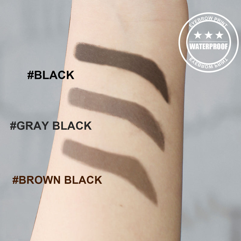 EELHOE Hairline Brow Print Brow Cake Hairline Brow Print Natural Lazy Eyebrows Quick Makeup Brow Print