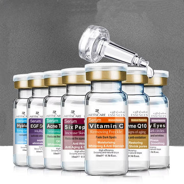 7Pcs Serum for Face Whitening anti Wrinkles Hyaluron Acid anti Aging Vitamain C Essence Acne Skin Care Facial Product