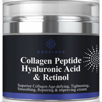 Collagen Peptide Cream Anti-Wrinkle Hyaluronic Acid and Retinol Firming and Tightening Skin Care Face Moisturizer