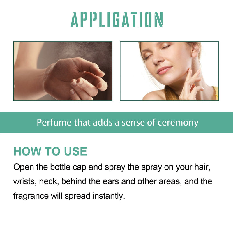 North Moon Perfume Spray Portable Natural Long-Lasting Fresh Light Fragrance Mild Niche Perfume