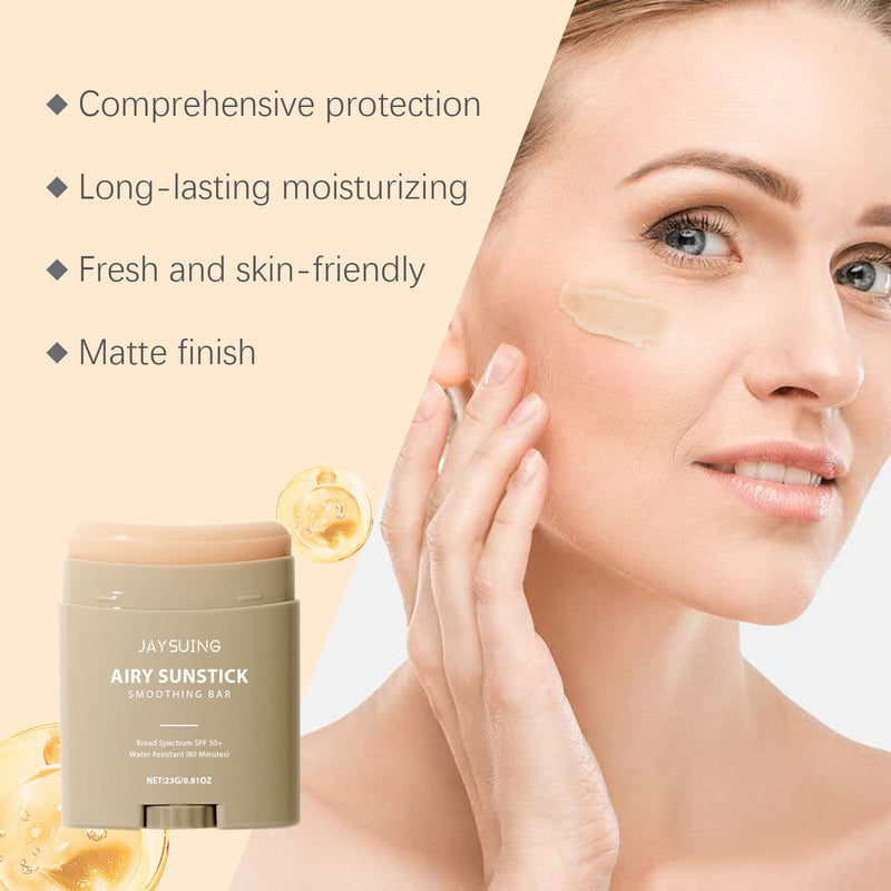Jaysuing The Refreshing And Moistening Protective Stick, Suitable For Outdoor Beaches. It Is Naturally Moisturizing, Semi-Matte, Non-Greasy, Light And Convenient