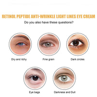 Retinol Polypeptide Repair Eye Cream Firming And Fading Fine Lines Repair Anti-Aging Eye Cream